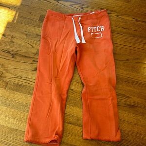 COPY - Vintage Abercrombie & Fitch New York Men’s Orange Sweatpants